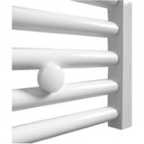 Radiator sanicare snode met wifi 172x45 cm wit met thermostaat chroom