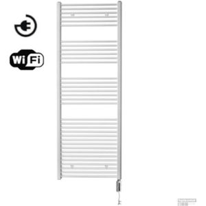 Sanicare electrische design radiator 172 x 45 cm. wit met WiFi thermostaat wit HRAWW451720/W