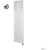 Sanicare Denso elektrische radiator 40x180cm wit mat met WiFi en thermostaat links chroom