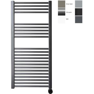 Radiator sanicare snode 111,8x45 cm gunmetal thermostaat chroom rechtsonder