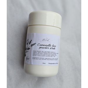 Puur Kamille gezicht scrub poeder - gevoelige huid - geen irritaties 75gr