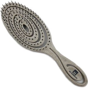 MyHairbrush Haarborstel - Pijnloos Kammen - Klitvrije Borstel - Klimaatneutraal - Verzorging - Massage Borstel - Beige