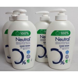 Neutral - Handzeep - Hand Wash - Sensitive Skin - 250ml x 4