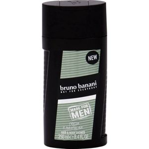 Bruno Banani - Made for Men - Hair & Body Shower - 3 x 250 ml - Douchegel Heren