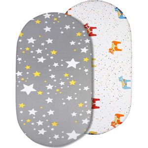 hoeslaken voor kinderbedjes - 100% katoen - fitted sheet for cots 140x70cm