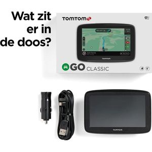 TomTom GO Classic - Verkeersinformatie - 1 Maand Flitsers