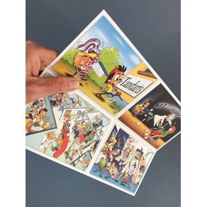 Cartoon PRINTKAARTEN 250 stuks formaat A4 - voor printer - met scheurperforatie te verdelen in 1000 kaarten formaat A6 - Tandartsenpraktijk