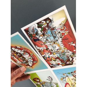 Cartoon PRINTKAARTEN 250 stuks formaat A4 - voor printer - met scheurperforatie te verdelen in 1000 kaarten formaat A6 - Mondzorg