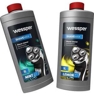 Scheerkopreiniger geschikt voor het bijvullen van Braun Clean & Renew Synchro Activator en Pulsonic Series 3/5/7/8 - Lemon + Mint