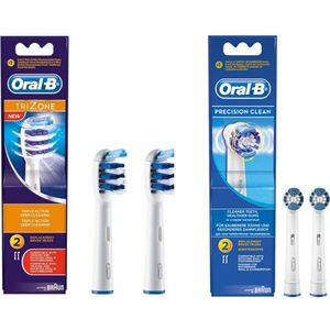 ORAL-B - Opzetborstels - PRECISION CLEAN+TRIZONE - Elektrische tandenborstel borsteltjes - COMBIDEAL