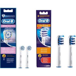 ORAL-B - Opzetborstels - SENSI ULTRA THIN+TRIZONE - Elektrische tandenborstel borsteltjes - Voor een stralend gebit - COMBIDEAL