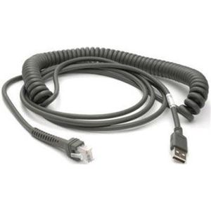 Datalogic Scanning USB kabel, TypA, spiraal, 5m