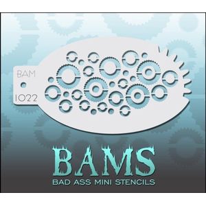 Bad Ass Mini Stencil 1022