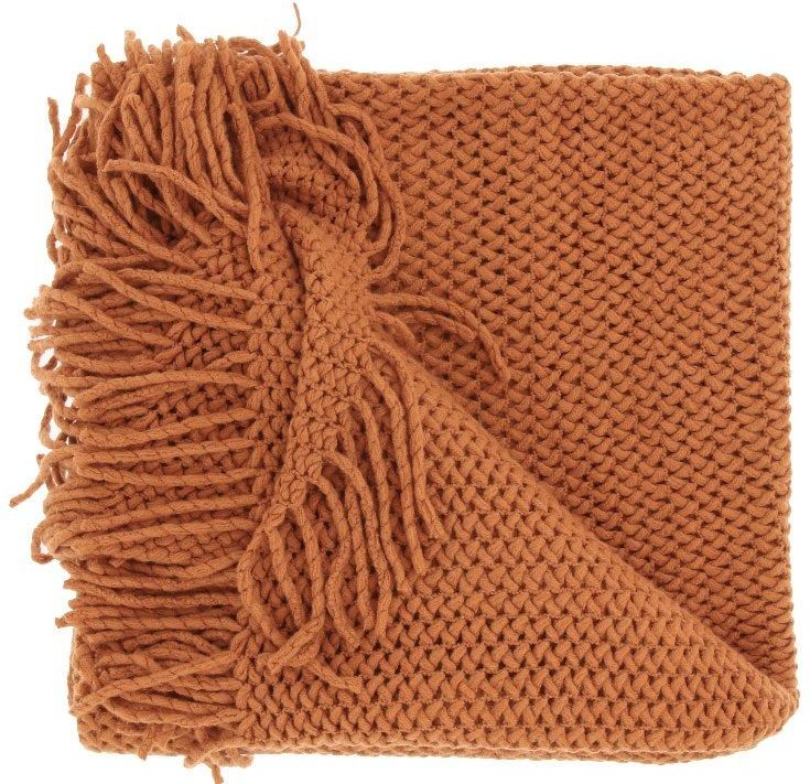 Unique Living - Plaid Kos - 127x152cm - Terra