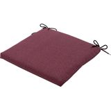 Madison - Zitkussen 40X40 - Rood - Beige Recycled Canvas