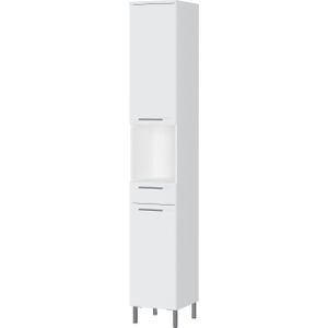 Badkamerkast Arvada 190 cm hoog in wit
