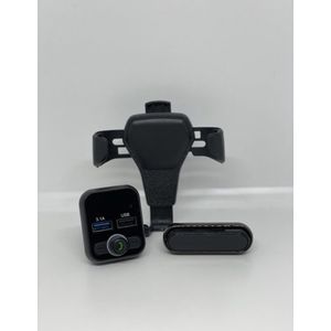 Auto starter set - Autohouder - Autoparfum - Bluetooth Carkit FM transmitter - Zwart - Autogeur - Universeel