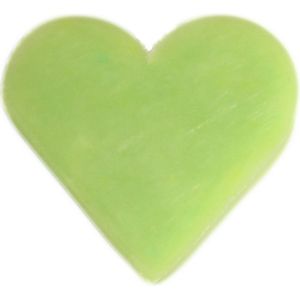 Hartvormige Gastenzeepjes - Groene Thee - 10 stuks - Hotelzeepjes - Kleine Zeepjes - 40mm p/s