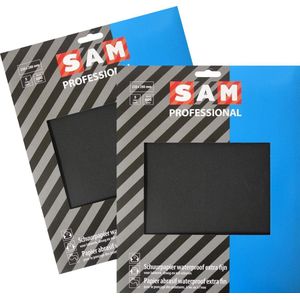 SAM professional schuurpapier - waterproof - korrel 600 - schuren en slijpen van verf, lak en plamuur - zeer geschikt voor autolakken - 2 x 5 stuks