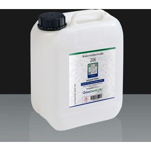 Waterstofperoxide 3% – Hydrogen Peroxide – Zuurstofwater – Waterstofperoxide Voor Haarverf – 5 Liter