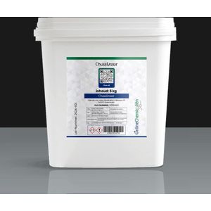 Oxaalzuur Kristallen – Ontkalker – Antikalk – Goed Voor 50 Liter Ontweringswater – Roestverwijderaar – 5 KG
