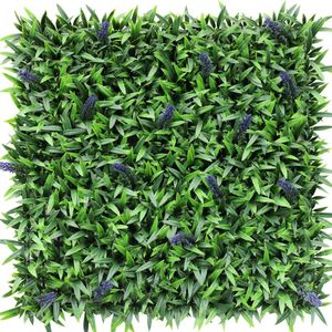 Greenmoods Kunstplanten - Kunsthaag - Lavender - 50x50 cm - Voor binnen en buiten