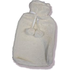 Warmwater kruik Wit 2l, fluffy, energie besparend kindercrea