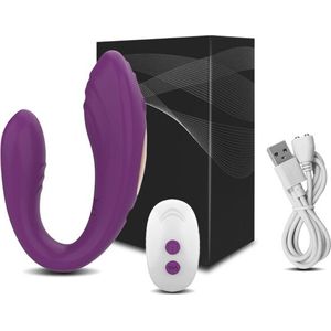Dildo - Pro - Dildo - Lucht Vibratie - Clitoris - Dildo Vibrator - Dildo's - Vrouwen - Vagina - Dildo Zuignap - Oplaadbaar - Clitoris Stimulatie - U-vorm Dildo