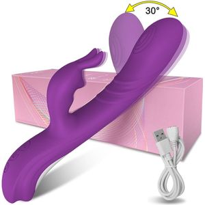 Dildo - Pro - Dildo - Lucht Vibratie - Clitoris - Dildo Vibrator - Dildo's - Vrouwen - Vagina - Dildo Zuignap - Oplaadbaar - Clitoris Stimulatie - Dubbele Dildo - Konijn