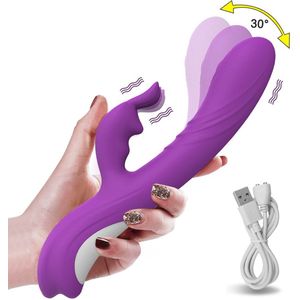 Dildo - Pro - Dildo - Lucht Vibratie - Clitoris - Dildo Vibrator - Dildo's - Vrouwen - Vagina - Dildo Zuignap - Oplaadbaar - Clitoris Stimulatie - Dubbele Dildo - Konijn