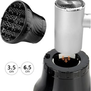 Diffuser fohn opzetstuk universal – Universeel siliconen voor krullen universele voor borstel 3.5 - 6.5cm