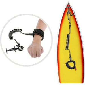 Hoge kwaliteit surfboard leash 2 pack - surf leash - surfplank - accessoires voor surfen - sterk materiaal voor lang gebruik - vakantie must have - cadeau idee - kleur zwart