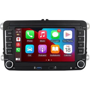 Multimedia Autoradio Android 13 Voor VW Polo/Golf/Seat/Skoda 2003-2015 2GB/32GB CarPlay/Auto/WiFi/RDS/GPS/DSP/DAB+
