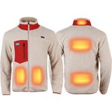 Gløde - Wøley - Verwarmd Teddy Vest - Rood - Fleece - Unisex