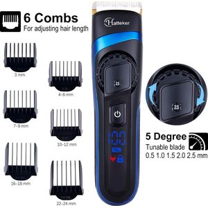 Tondeuse voor mannen - met verschilende opzetstukken - luxe tondeuse