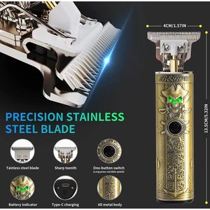 Tondeuse voor mannen - met verschilende opzetstukken - luxe tondeuse