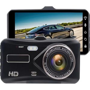 H309 Dual Dashcam 4.0 Inch 1080P/Park Modus/WDR/Wide Angel/G-Sensor/Loop Recording/Night Vision