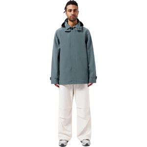 Regenjas - MAIUM Regenjas Unisex Mac Short Blue Grey