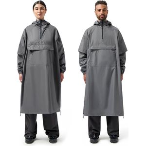 Poncho Maium Unisex Poncho Rock Grey-M