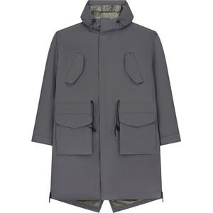 Maium - Winter Parka - Regenjas - Rock Grey - 65% Gerecycled Polyester - 35% Katoen