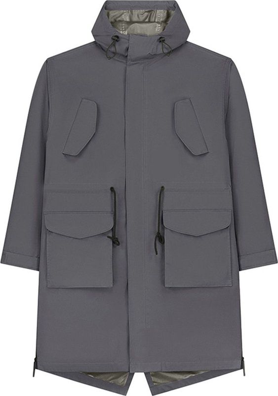 Maium - Winter Parka - Regenjas - Rock Grey - 65% Gerecycled Polyester - 35% Katoen