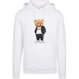 Heren Hoodies met Ballin Est. 2013 Bear Tracksuit Hoodie Print - Wit