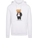 Heren Hoodies met Ballin Est. 2013 Bear Tracksuit Hoodie Print - Wit