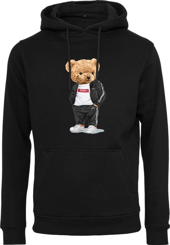 Heren Hoodies met Ballin Est. 2013 Bear Tracksuit Hoodie Print - Zwart