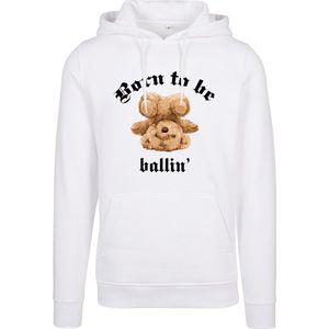 Heren Hoodies met Ballin Est. 2013 Born To Be Hoodie Print - Wit