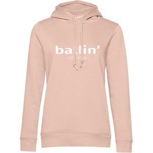 Dames Hoodies met Ballin Est. 2013 Wmn Hoodie Print - Roze