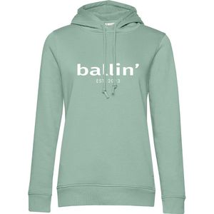 Dames Hoodies met Ballin Est. 2013 Wmn Hoodie Print - Groen