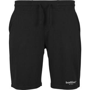 Heren Shorts met Ballin Est. 2013 Small Logo Jogging Short Print - Zwart - Maat XL