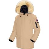 Subprime - Heren Jas winter Parka Tommy - Beige - Maat S
