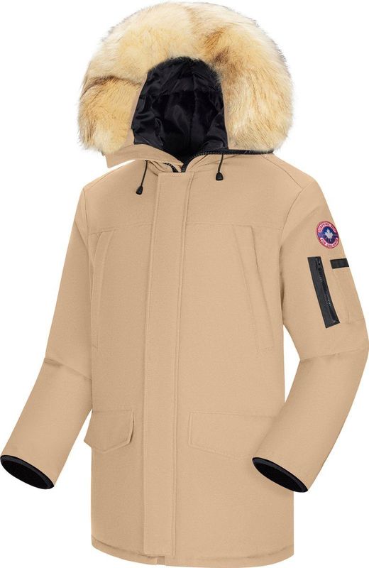 Subprime - Heren Jas winter Parka Tommy - Beige - Maat S